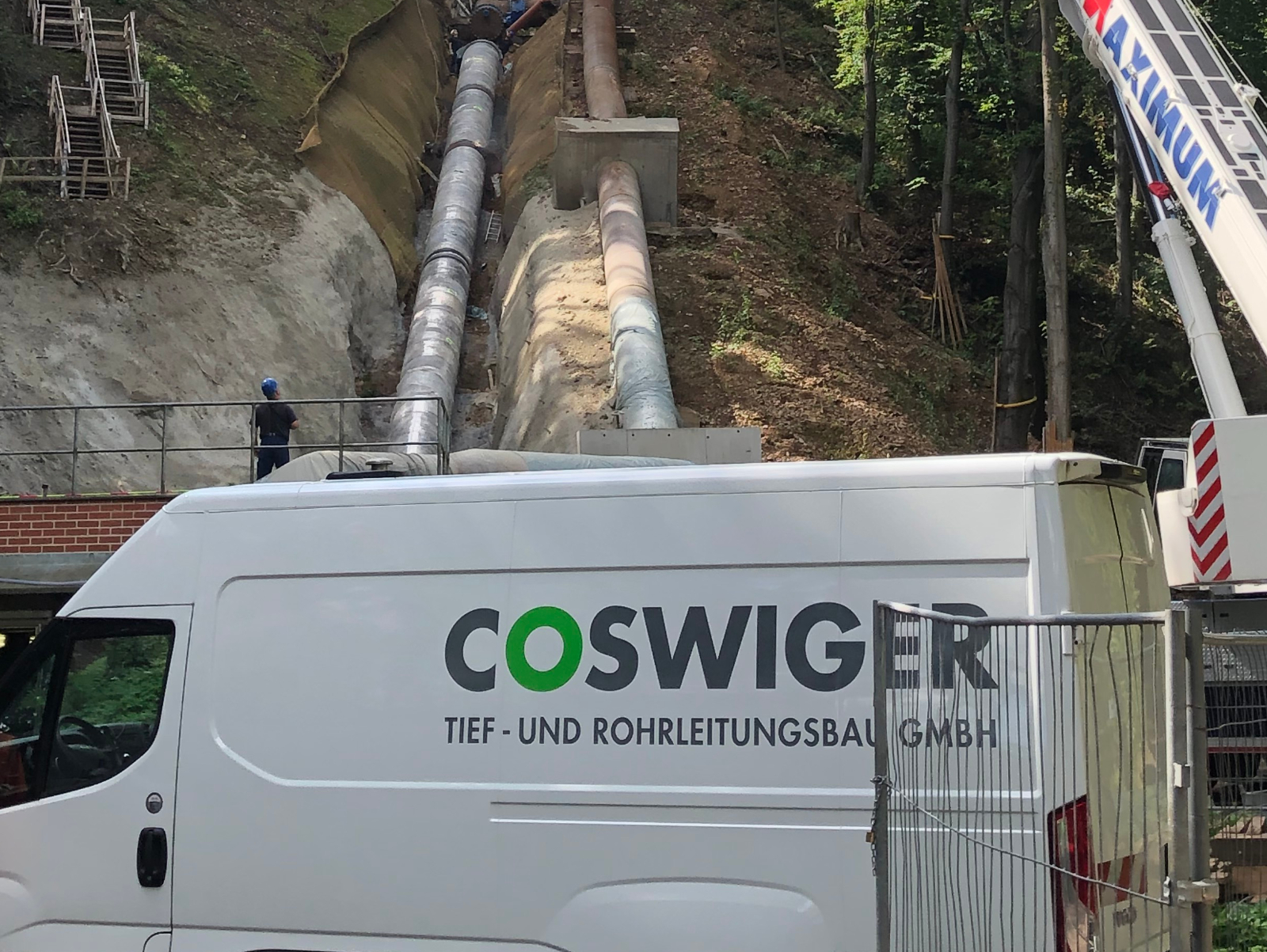 
    Sanierung Rohwasserleitung Coßmannsdorf BA 2.6.2, Freital - Leitenweg

