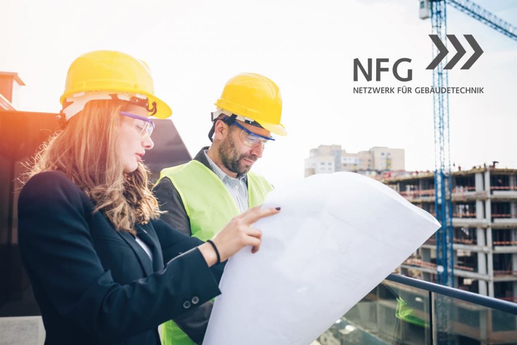 NFG Architekten auf einer Baustelle